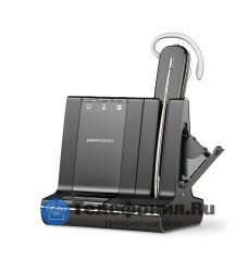 Plantronics W745/A-APV63, Savi, беспроводная гарнитура PL-W745/A-APV63 с электронным микролифтом для Avaya